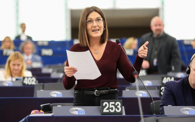 La eurodiputada del PNV, Oihane Agirregoitia.