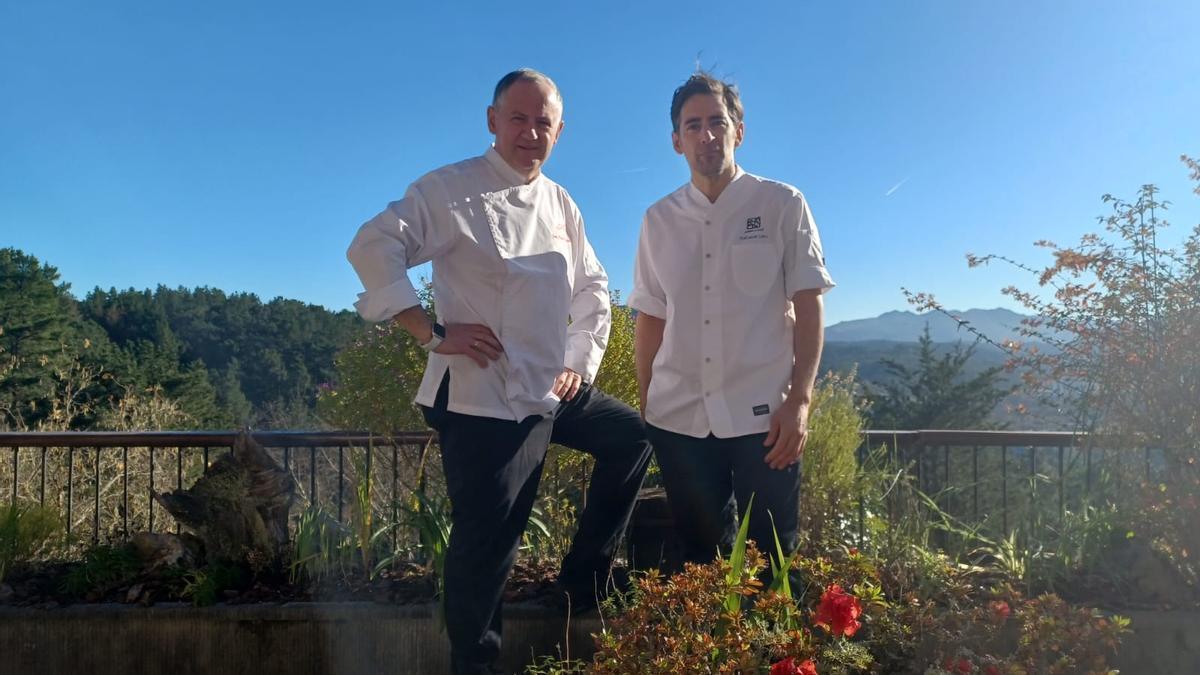 Jose Miguel Olazabalaga y Baltasar Leiro, el nuevo tándem de chefs del Andra Mari.