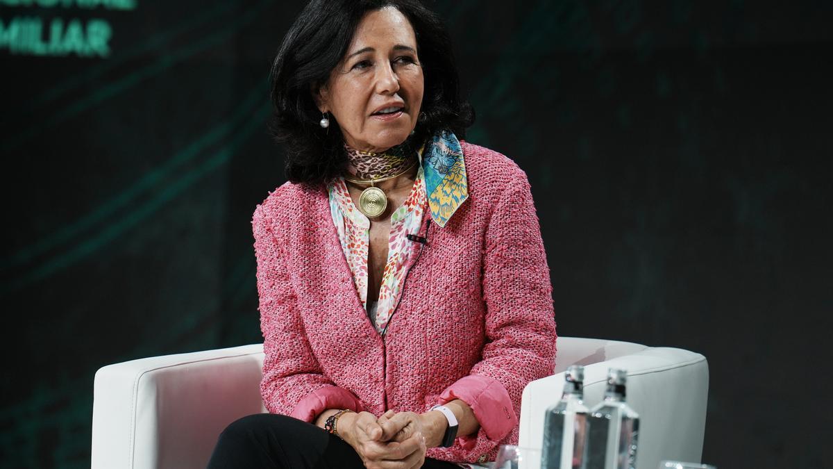 La presidenta del Banco Santander, Ana Botín.