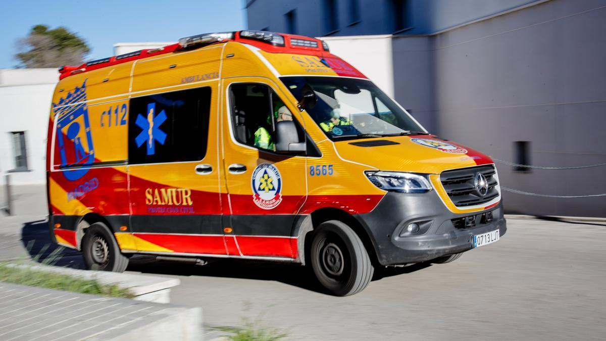 Imagen de una ambulancia del Samur.