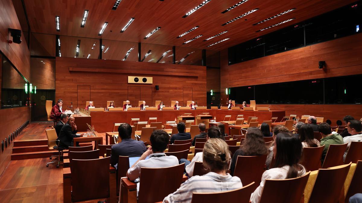 El Tribunal de Justicia de la Unión Europea (TJUE) dicta sentencia sobre la Ley de Amnistía, a 16 de julio de 2026, en Luxemburgo.
