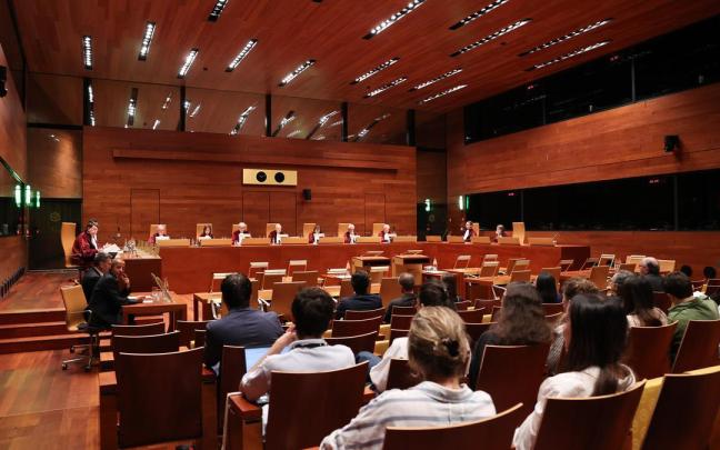 El Tribunal de Justicia de la Unión Europea (TJUE) dicta sentencia sobre la Ley de Amnistía, a 16 de julio de 2026, en Luxemburgo.