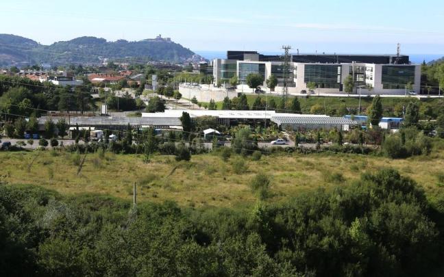 Zona del futuro camping de autocaravanas en Oriamendi.