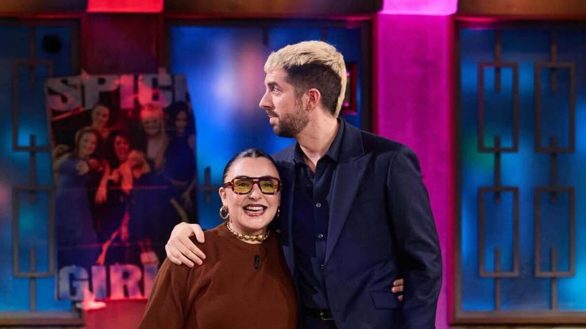 Candela Peña y David Broncano en 'La Revuelta'