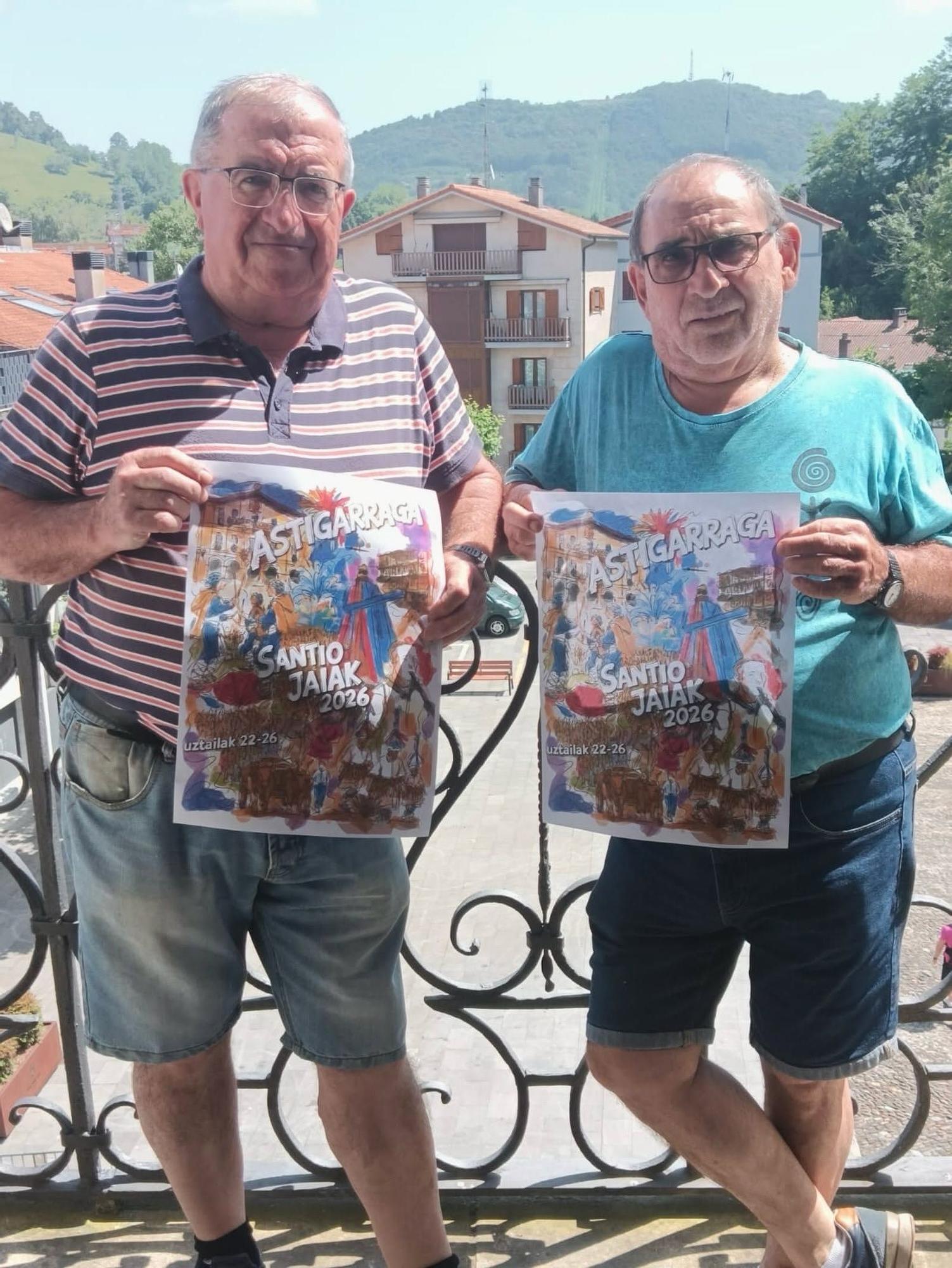 Juantxo Zuaznabar eta Periko Garmendia.