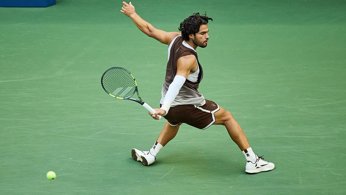Carlos Alcaraz durante el US Open 2026