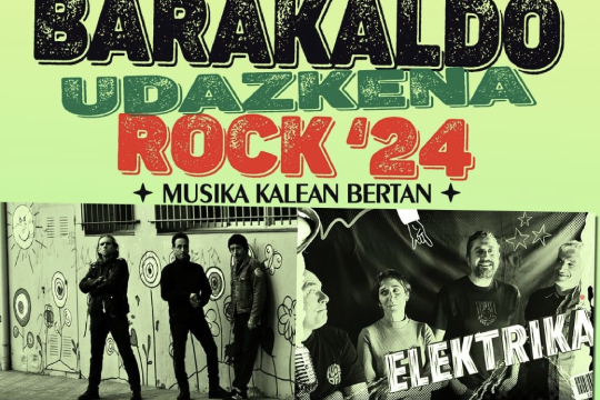 Cartel del primer día de Udazkena Rock 2024. EUSKADI.EUS