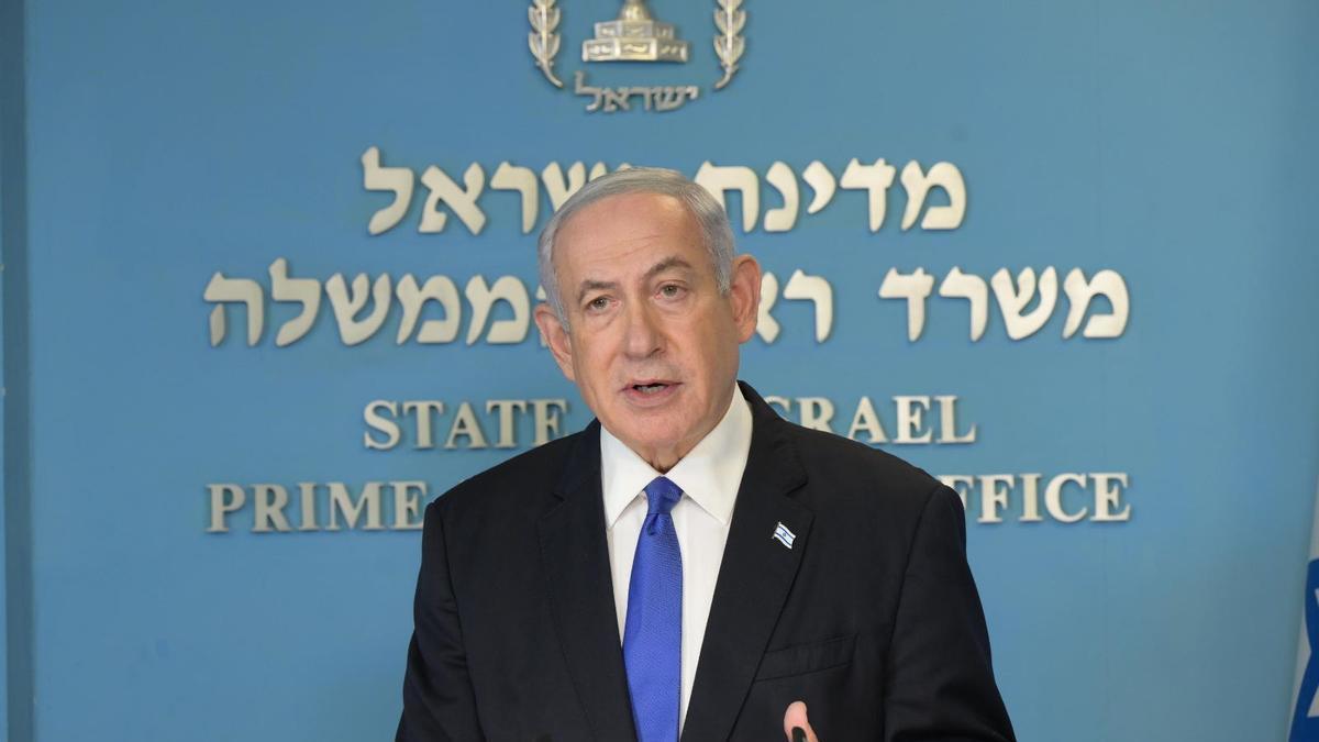 El primer ministro israelí, Benjamín Netanyahu.