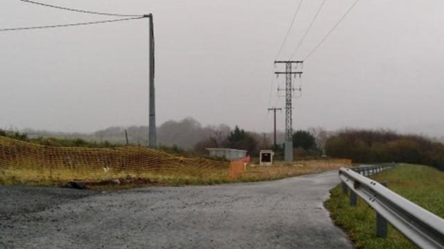 a parcela de Zaldunborda en la que iba a construirse el macrooutlet.