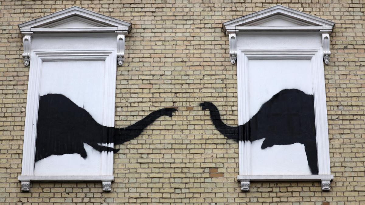 La obra de Banksy en el barrio londinense de Chelsea.