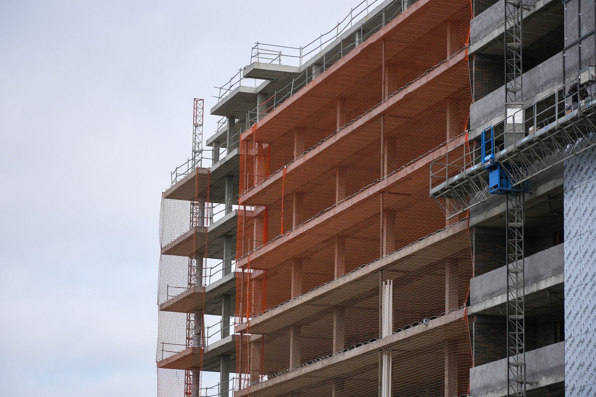 Edificio de viviendas en construcción en Vitoria.
