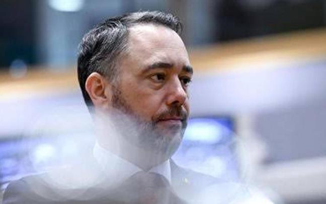 El ministro de Exteriores belga, Maxime Prévot, en el marco de una reunión de titulares de Exteriores en Bruselas.