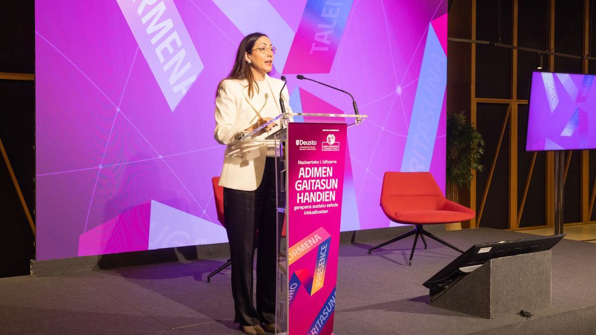 La consejera de Educación del Gobierno Vasco, Begoña Pedrosa.