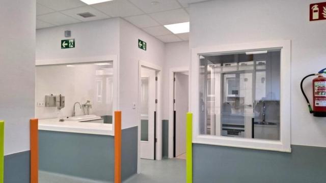 Vista del interior de la haurreskola que se ha habilitado en Jacinto Olabe.