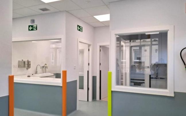 Vista del interior de la haurreskola que se ha habilitado en Jacinto Olabe.