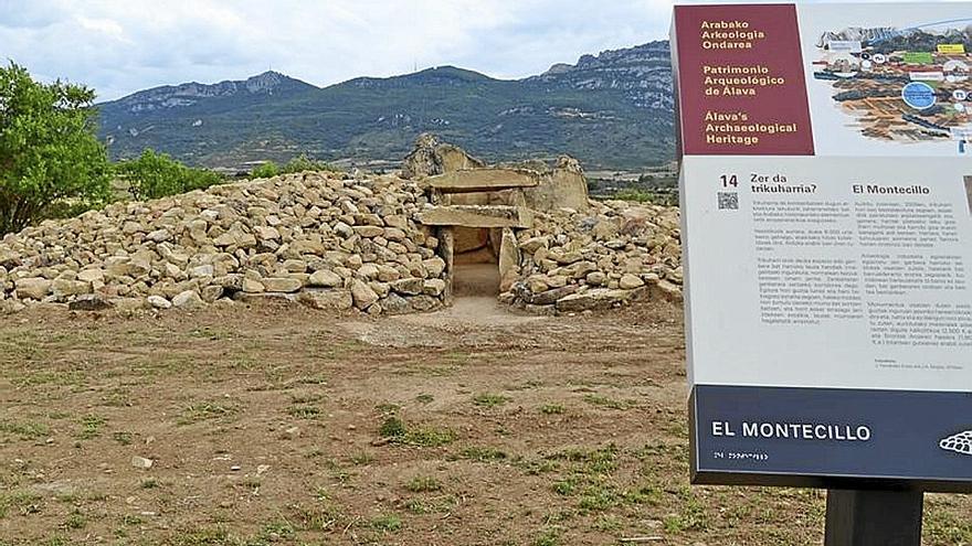 Dolmen de El Montecillo en Villabuena.