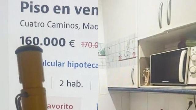 El piso de 160.000 euros, 40 metros cuadrados e interior sin ascensor