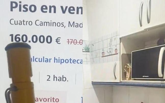 El piso de 160.000 euros, 40 metros cuadrados e interior sin ascensor