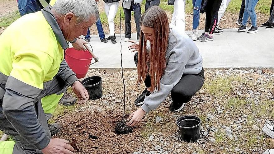 Ikasle bat ale bat landatzen. | ARGAZKIA: N.G.