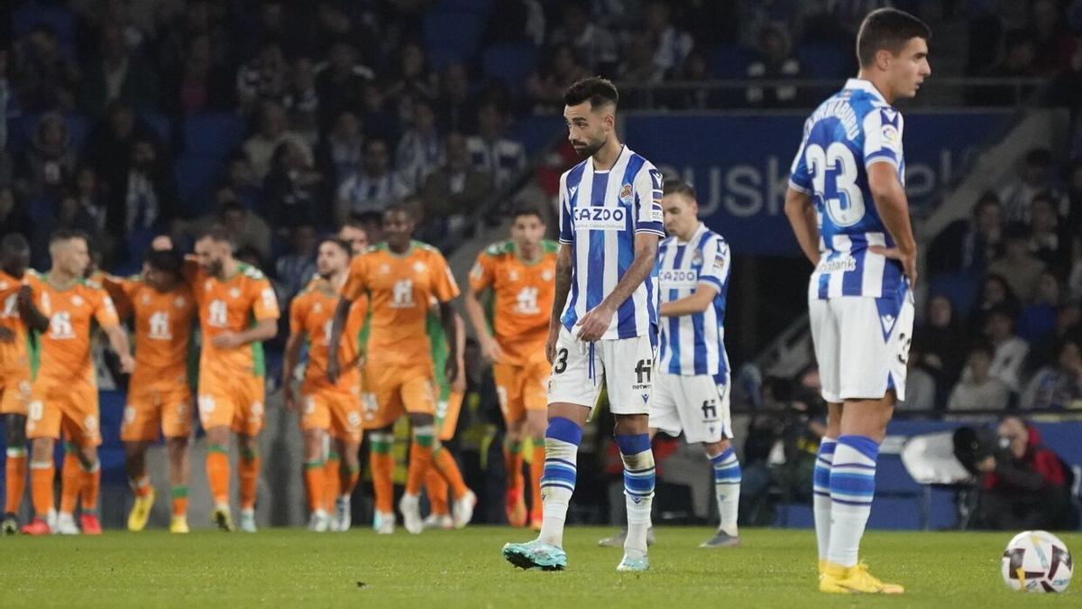 El Real Sociedad - Betis de la pasada temporada en Anoeta. / RUBEN PLAZA