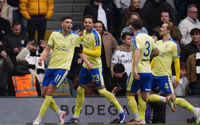 Los jugadores del Middlesbrough celebran un gol de la presente temporada.