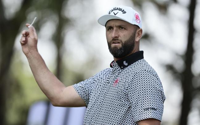 Rahm, durante la segunda ronda del LIV Golf Ciudad de México.