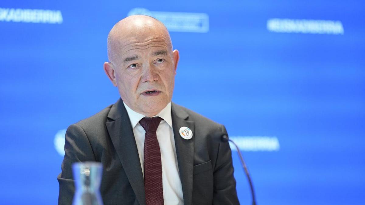 El consejero de Universidades, en una comparecencia anterior.