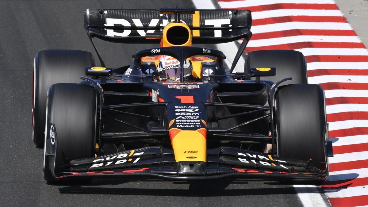 El piloto neerlandés Max Verstappen (Red Bull Racing) en Gran Premio de Hungría de Fórmula 1.