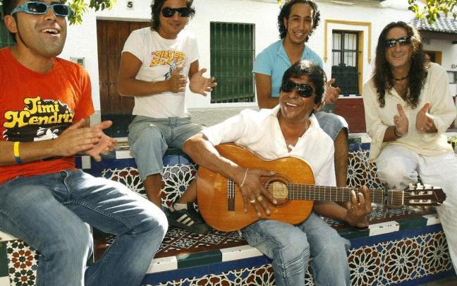 Componentes del grupo "Pata Negra".