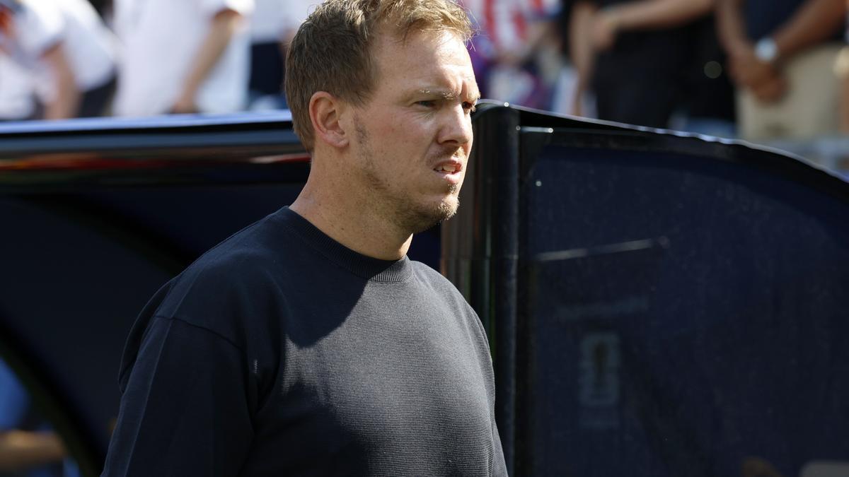El seleccionador de Alemania, Julian Nagelsmann, en el partido de dieciseisavos del Mundial frente Paraguay.