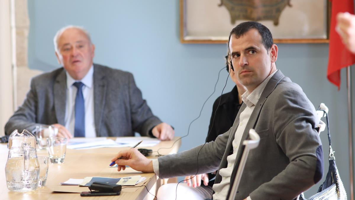 El director general de Proyectos Estratégicos, Rubén Goñi, en el transcurso de la presentación.