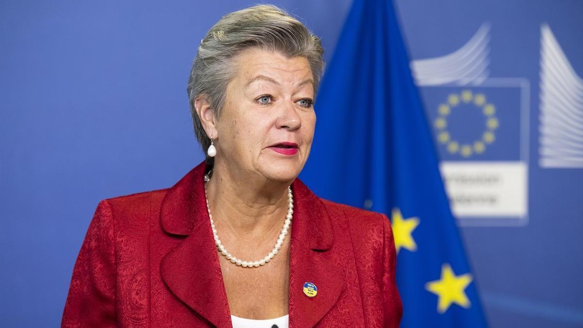 La comisaria europea de Interior, Ylva Johansson, en una foto de archivo.