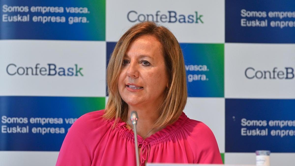 La presidenta de Confebask, Tamara Yagüe, en una foto de archivo.