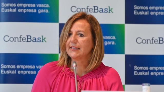 La presidenta de Confebask, Tamara Yagüe, en una foto de archivo.