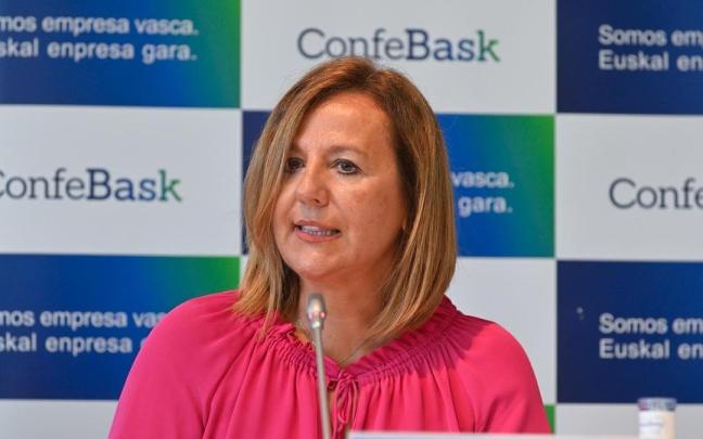La presidenta de Confebask, Tamara Yagüe, en una foto de archivo.