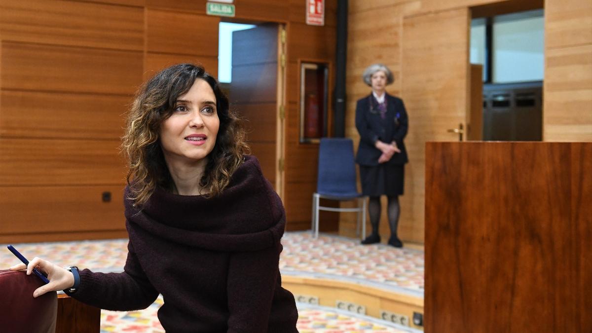 La presidenta de la Comunidad de Madrid, Isabel Díaz Ayuso.