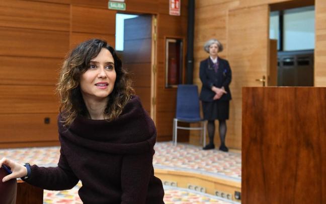 La presidenta de la Comunidad de Madrid, Isabel Díaz Ayuso.