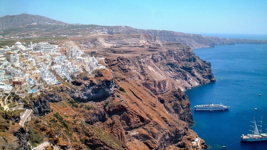 Vista de Santorini.