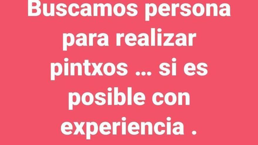 Anuncio publicado en Facebook