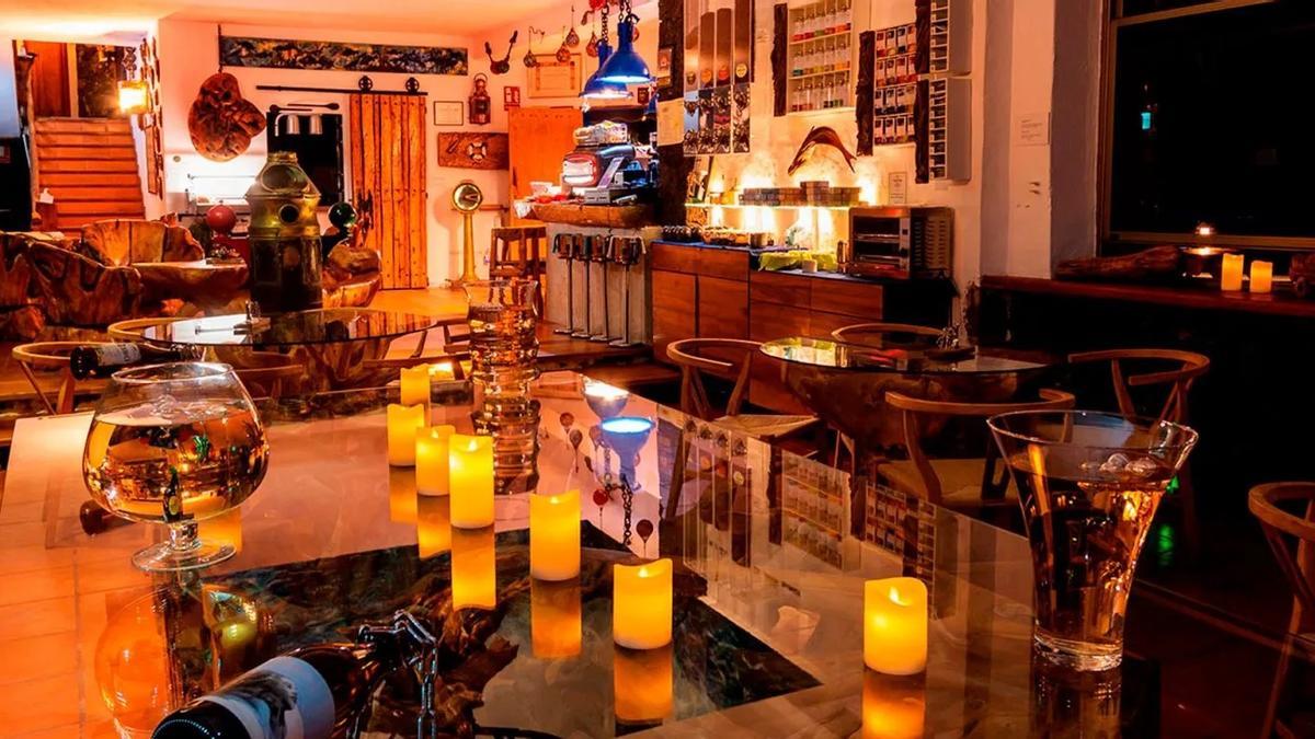 La sala de estar interior.