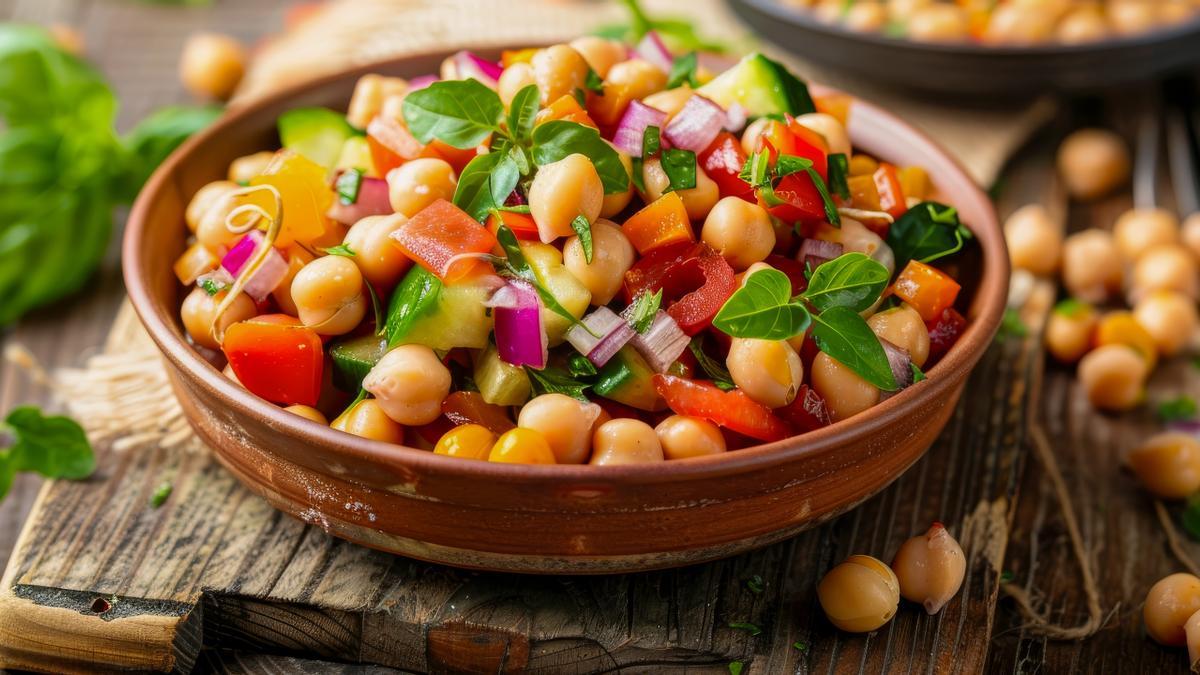 Ensalada de garbanzos