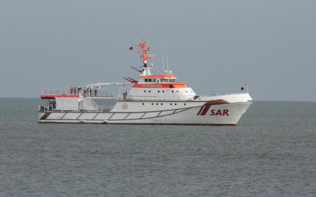 El barco de Salvamento Marítmo alemán Hermann Marwede.