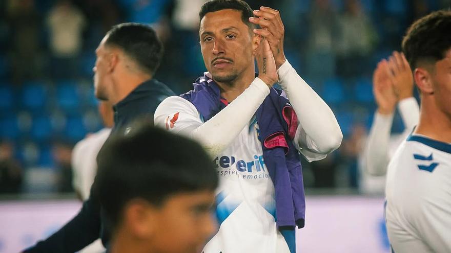 Maikel Mesa, en un partido con el Tenerife.