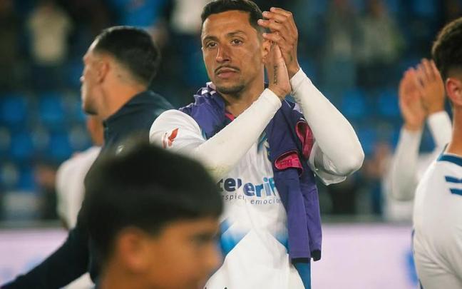 Maikel Mesa, en un partido con el Tenerife.