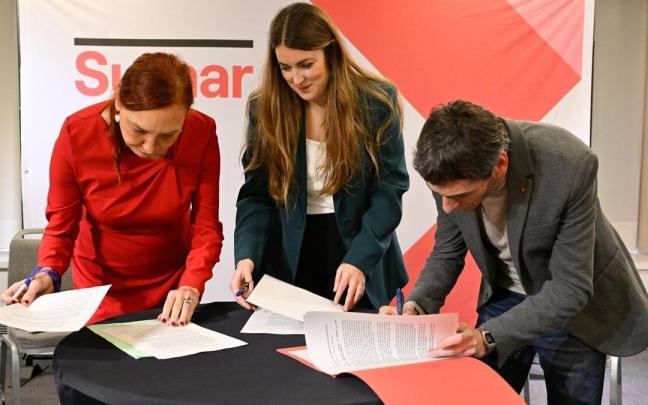 Sumar Mugimendua ha firmado un preacuerdo con Ezker Anitza y Equo Berdeak para concurrir juntos a las elecciones vascas.