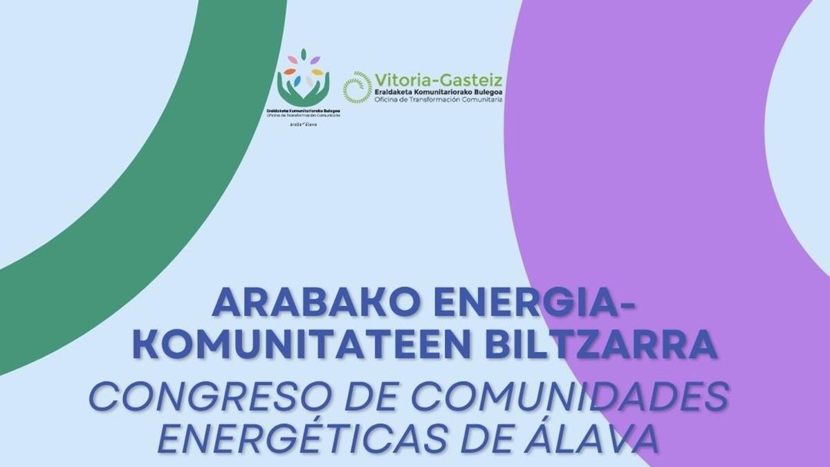 Arabako Komunitate Energetikoen Biltzarra egingo da azaroan Gasteizen.