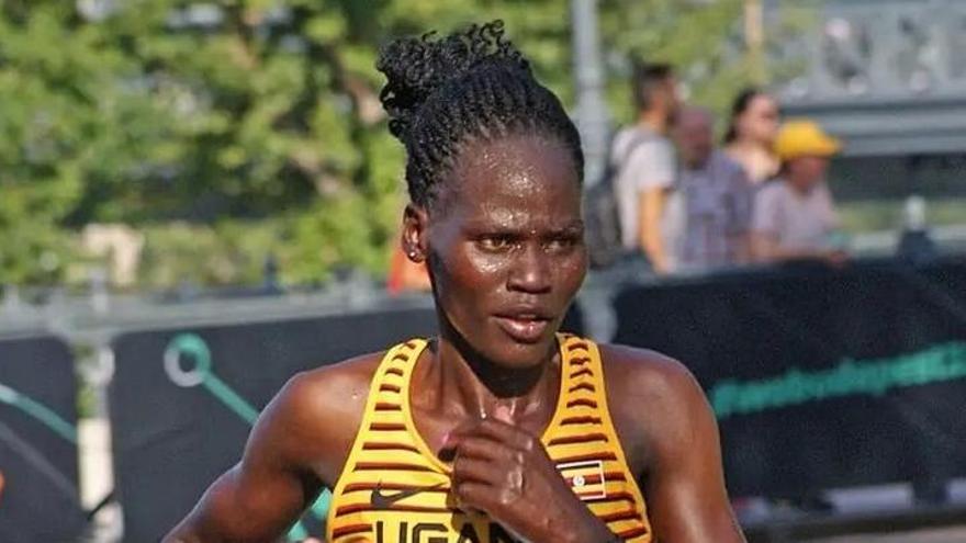 La atleta ugandesa Rebecca Cheptegei.