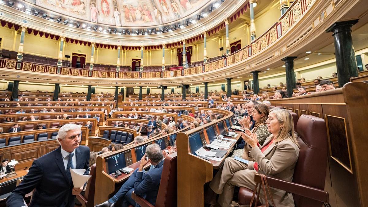 Vista del Congreso de los Diputados.