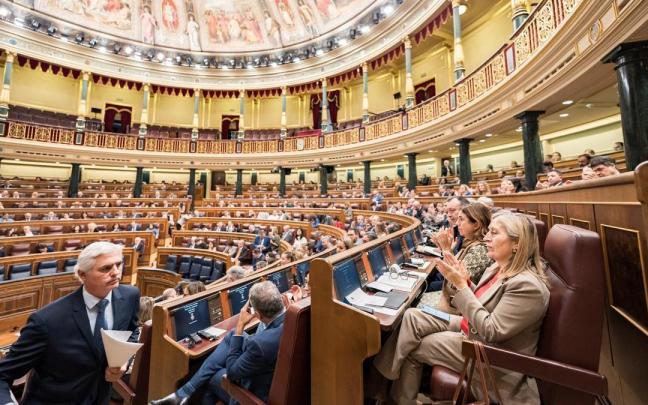 Vista del Congreso de los Diputados.