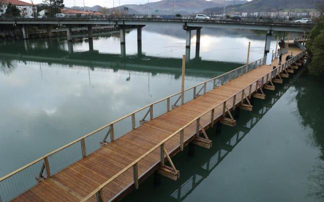 El bidegorri Pierre Loti se inauguró en febrero, y en el futuro permitirá conectar Hendaia, Irun y Hondarribia.